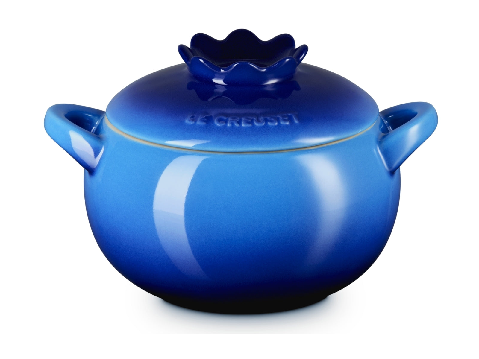 Le Creuset Mini-Cocotte Blaubeere rund azure - Produktbild 3