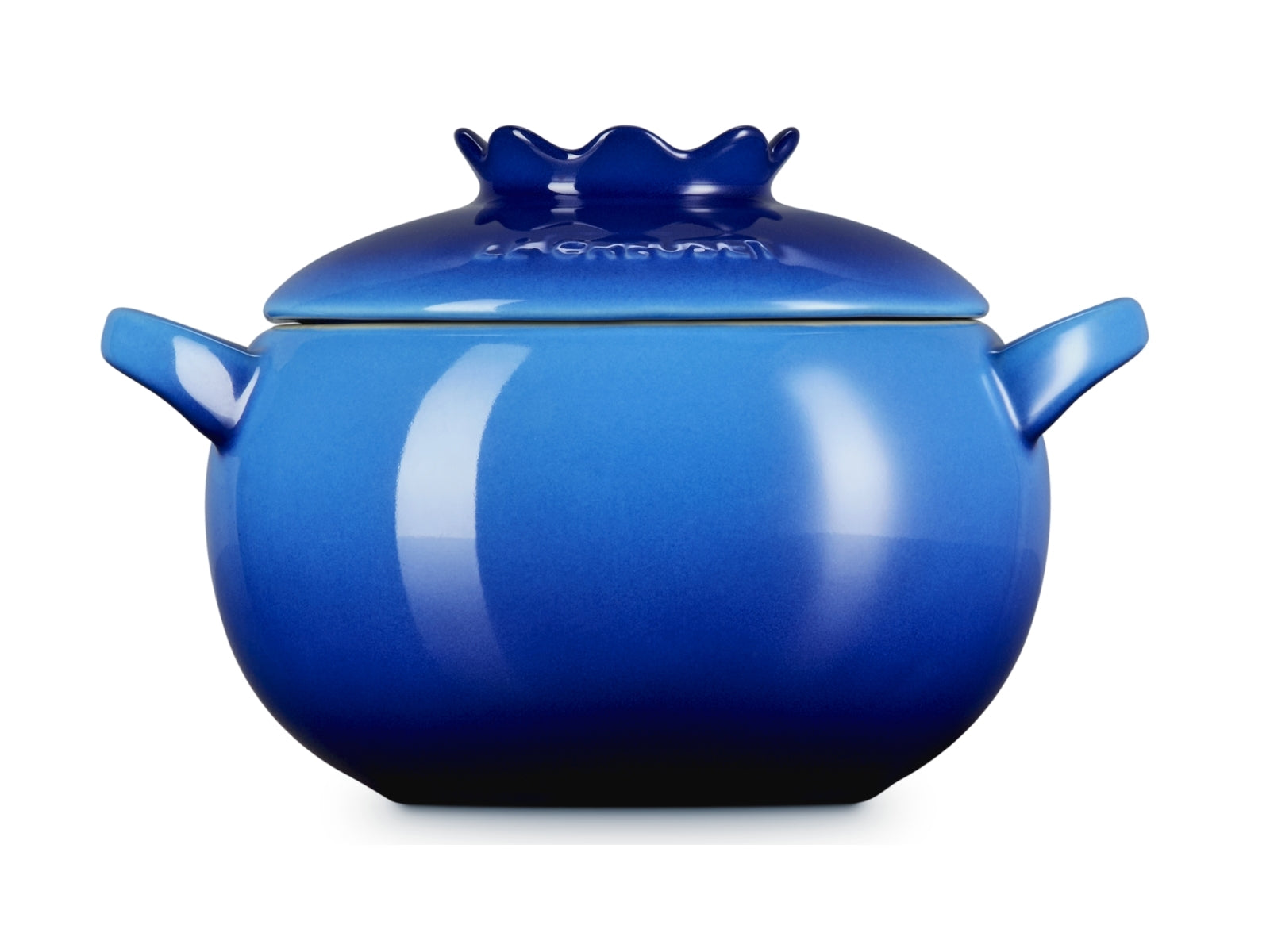 Le Creuset Mini-Cocotte Blaubeere rund azure - Produktbild 2