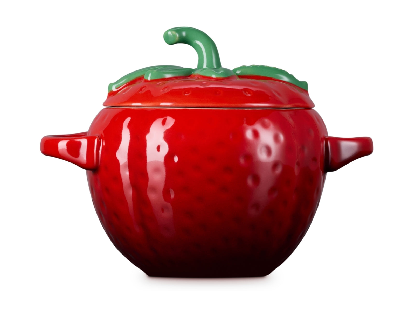Le Creuset Mini-Cocotte Erdbeere rund kirschrot - Produktbild 2