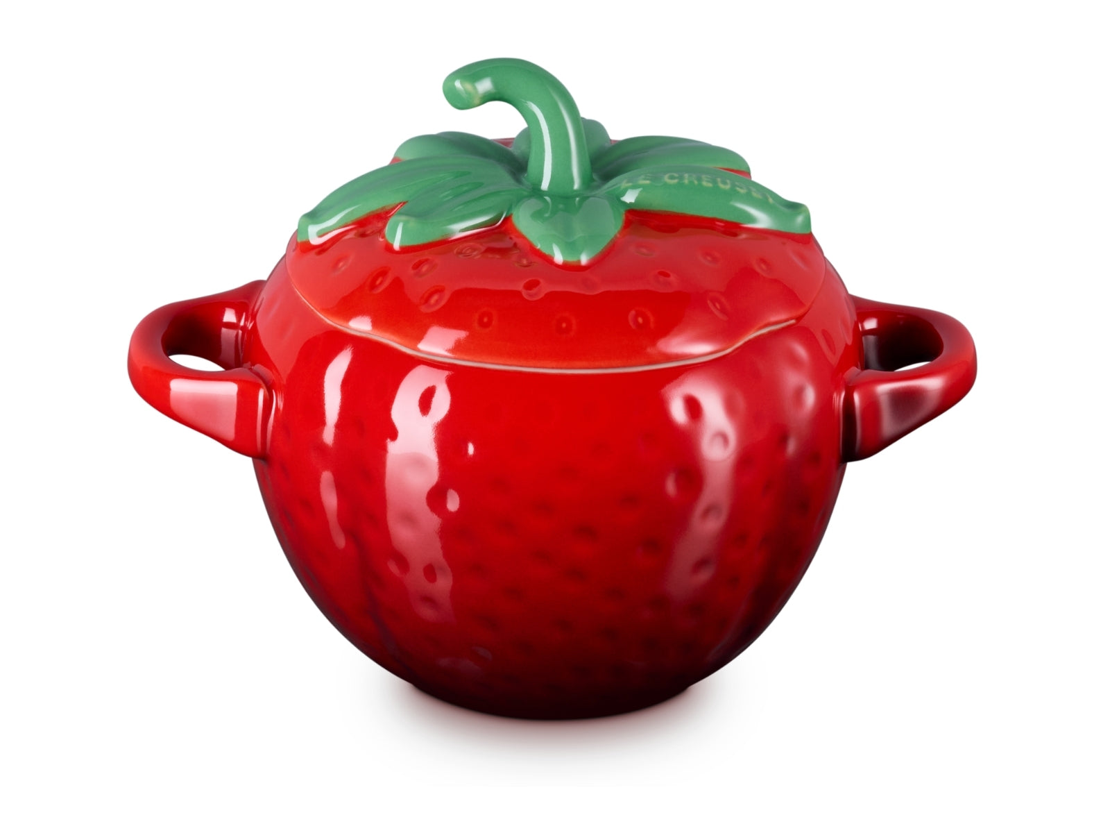 Le Creuset Mini-Cocotte Erdbeere rund kirschrot
