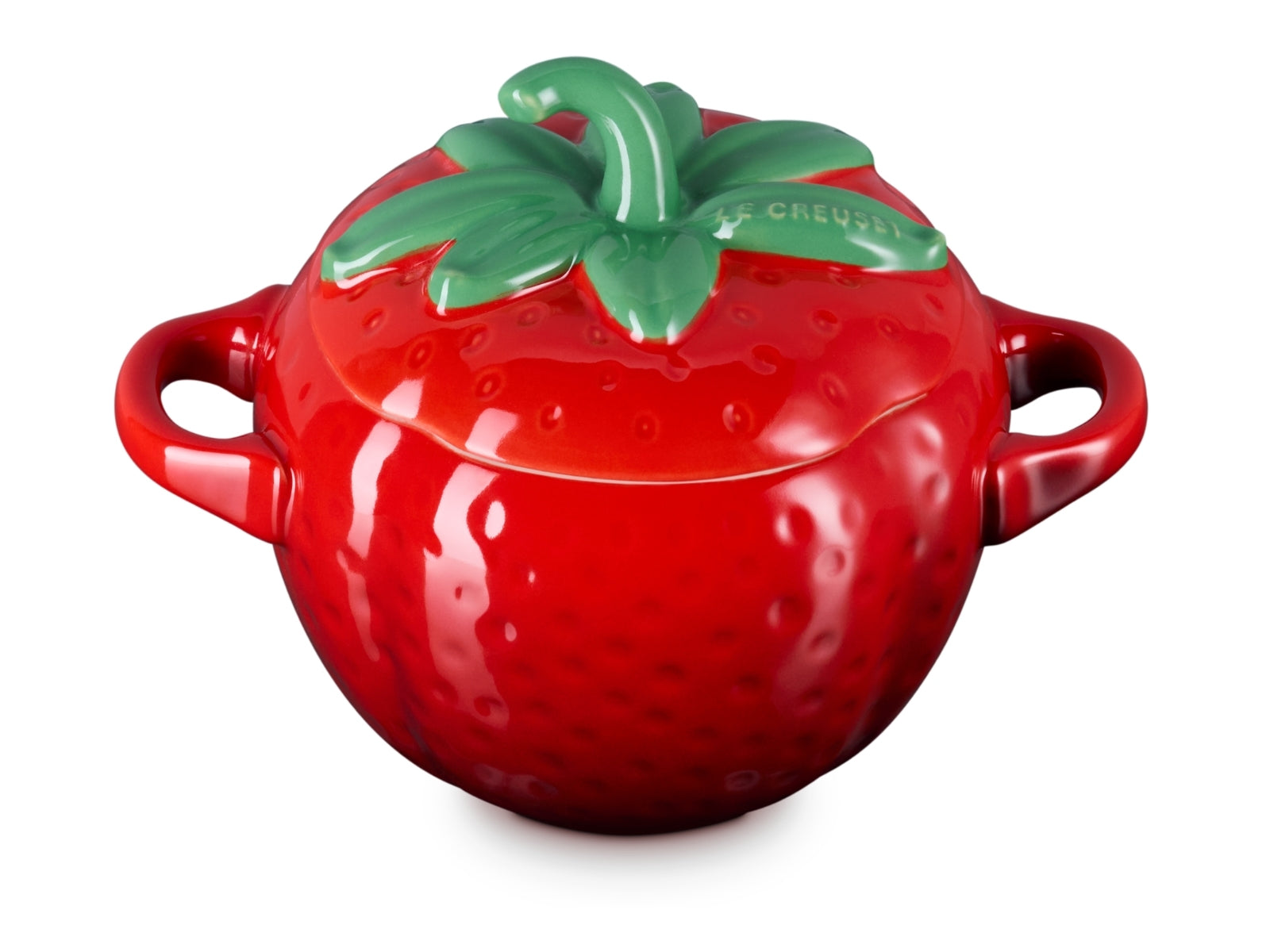 Le Creuset Mini-Cocotte Erdbeere rund kirschrot - Produktbild 3