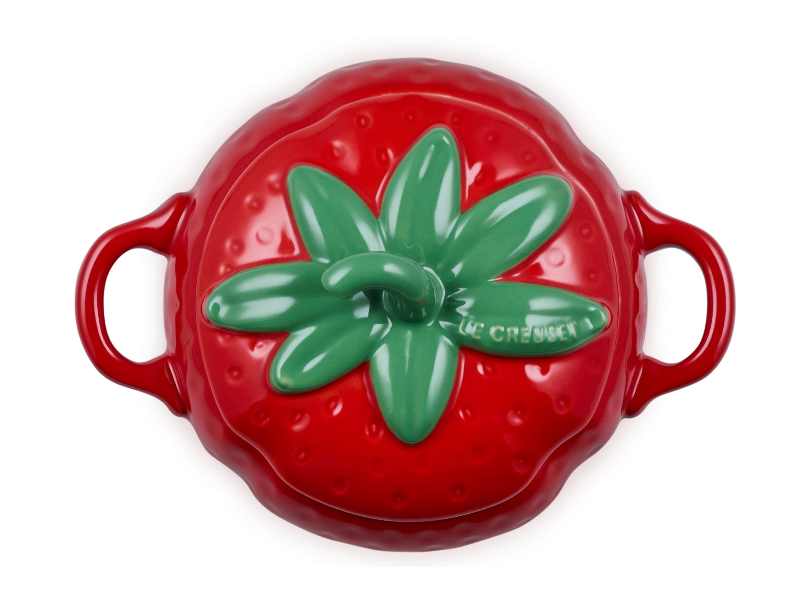 Le Creuset Mini-Cocotte Erdbeere rund kirschrot - Produktbild 4