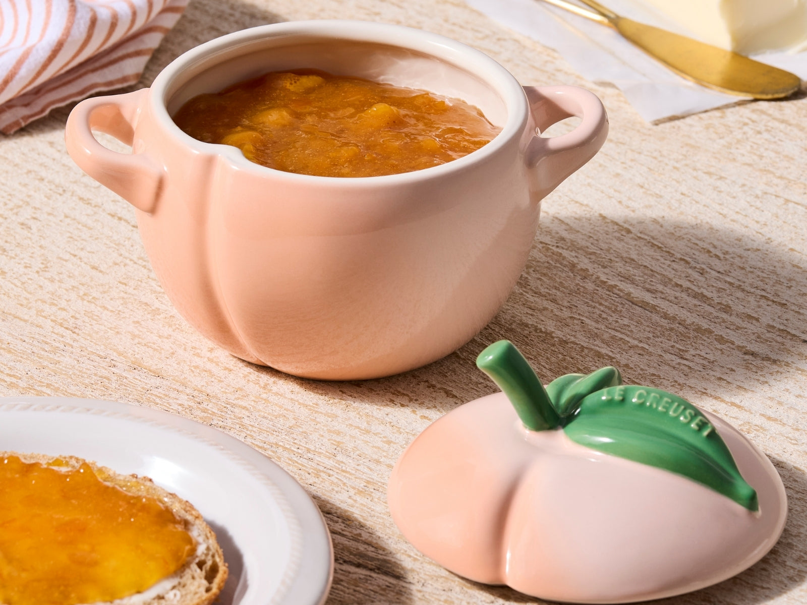 Le Creuset Mini-Cocotte Pfirsich rund pêche - Produktbild 7