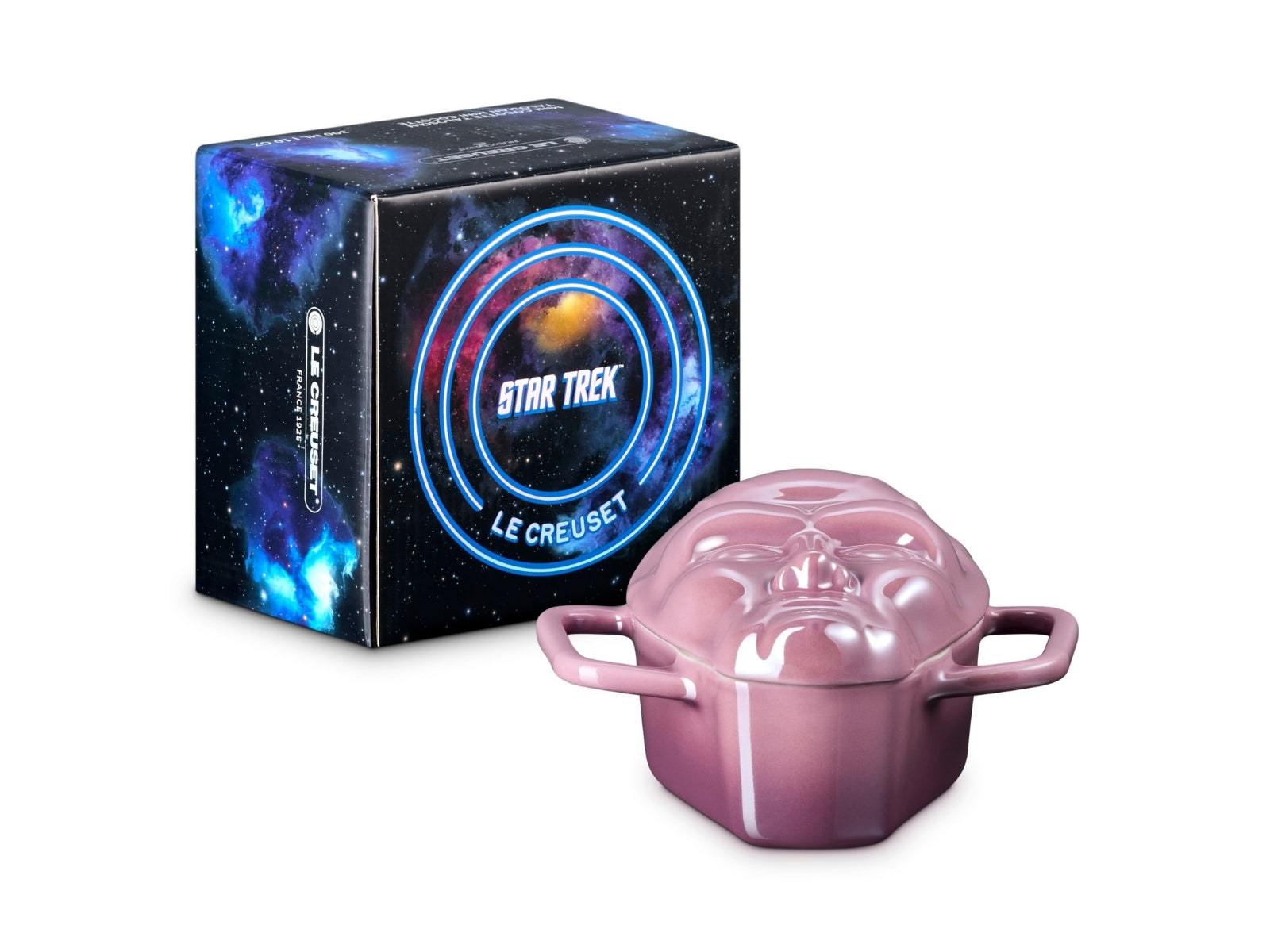 Le Creuset Star Trek Collection Mini-Cocotte Talosian mauve pink 0,3l - Produktbild 1