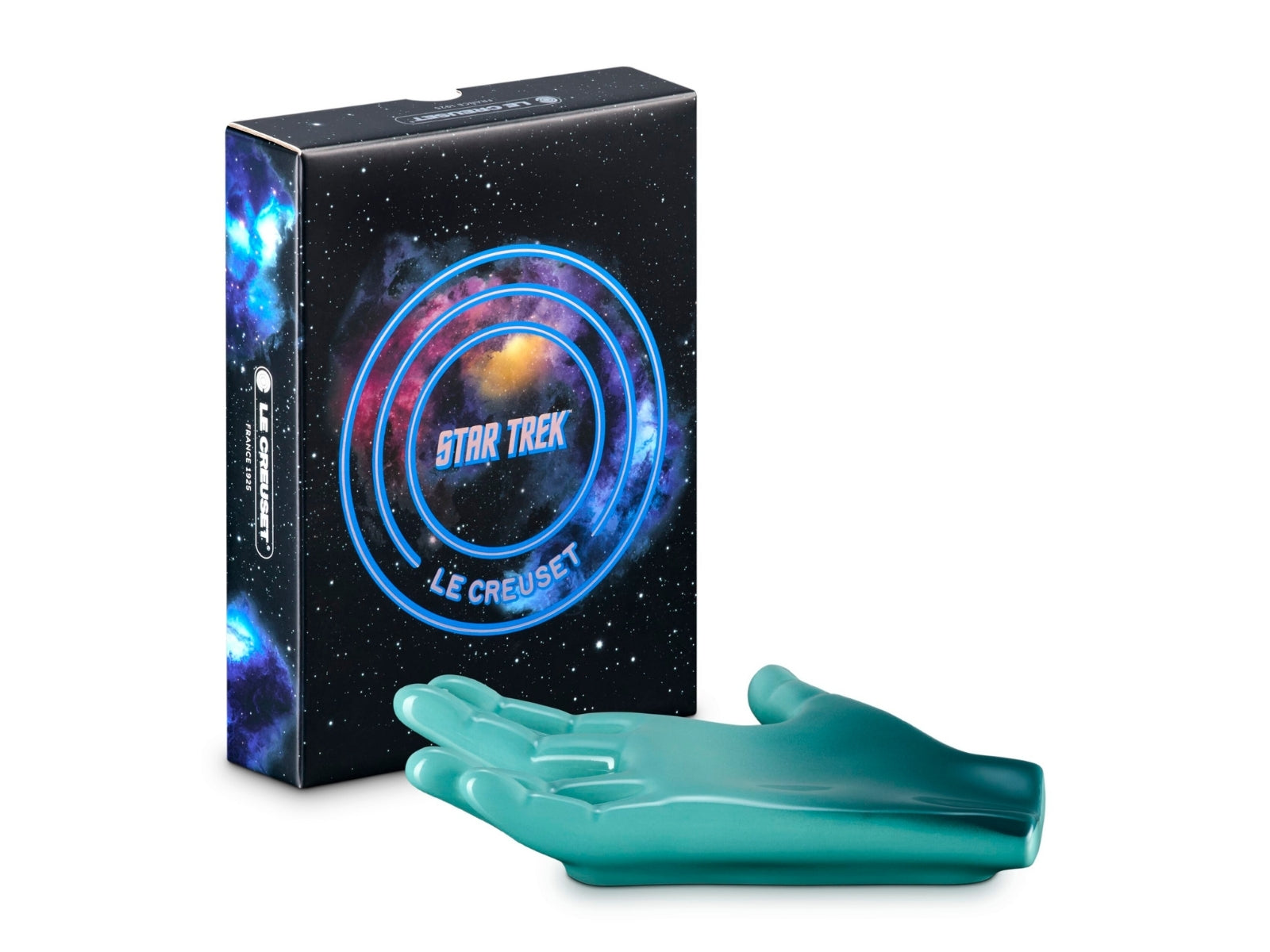 Le Creuset Star Trek Collection Löffelablage Spock bleu riviera 19cm - Produktbild 1