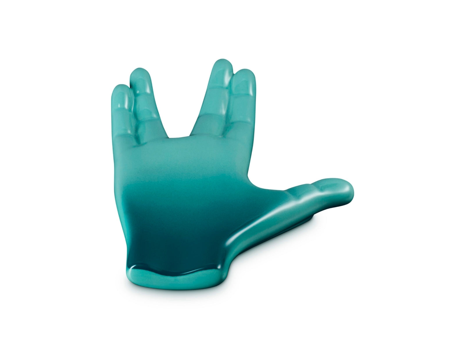 Le Creuset Star Trek Collection Löffelablage Spock bleu riviera 19cm - Produktbild 2