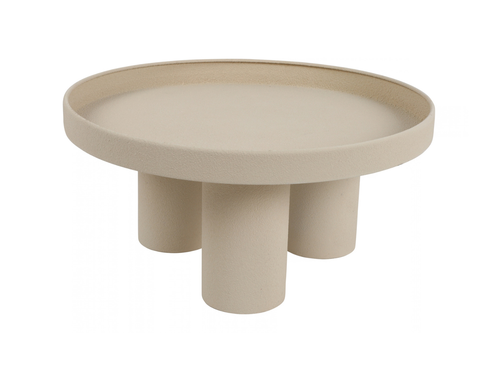 Decostar Tablett mit Bein Plateau Cullen M crème 36,5cm - Produktbild 1