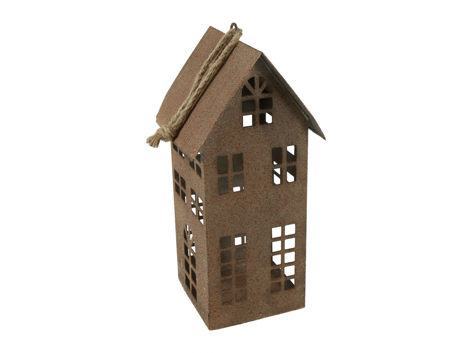 Decostar Laterne Haus Hugo S rost 42,5cm - Produktbild 1