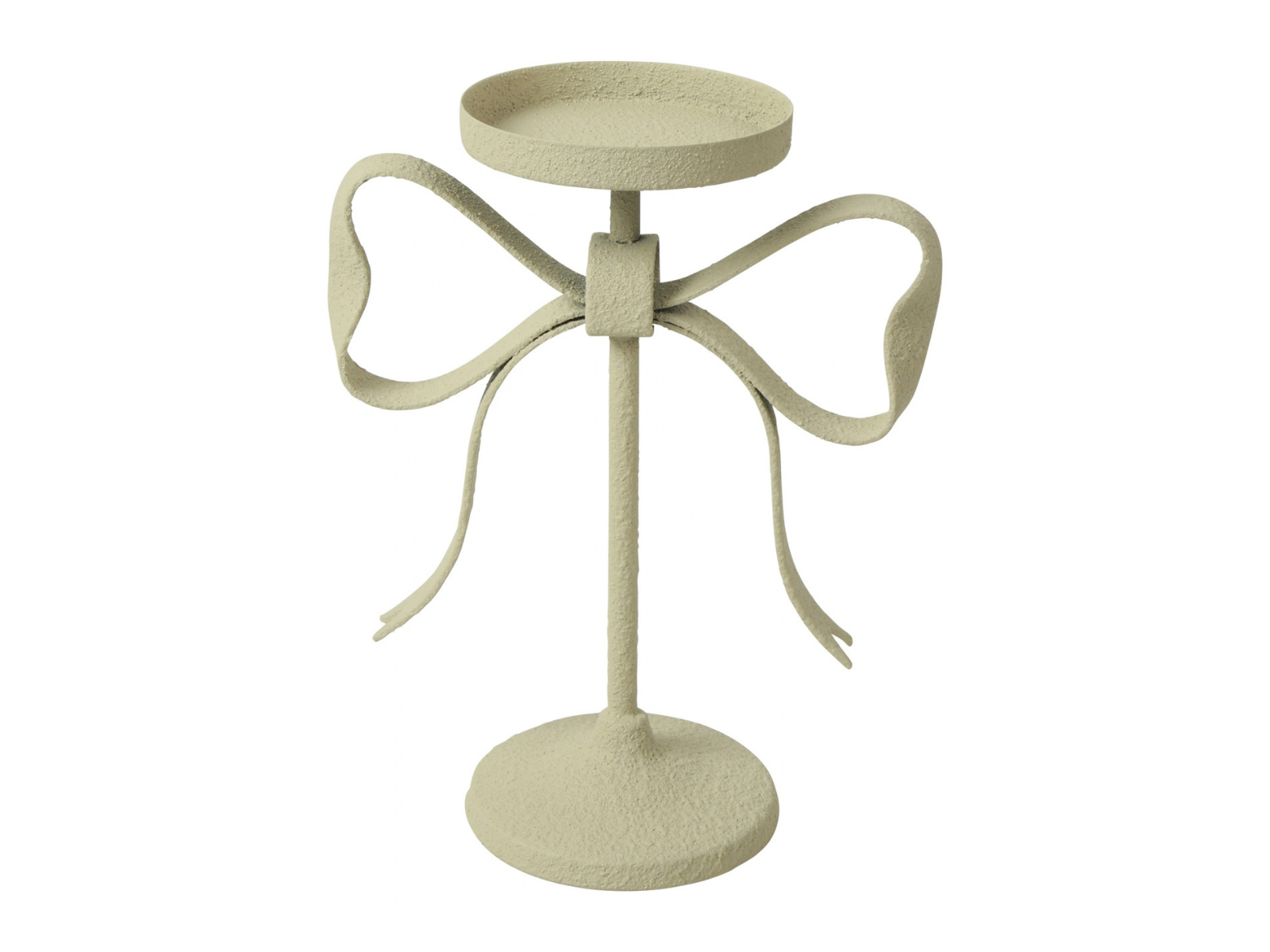 Decostar Kerzenhalter Schleife Kenay S weiß 21,5cm - Produktbild 1