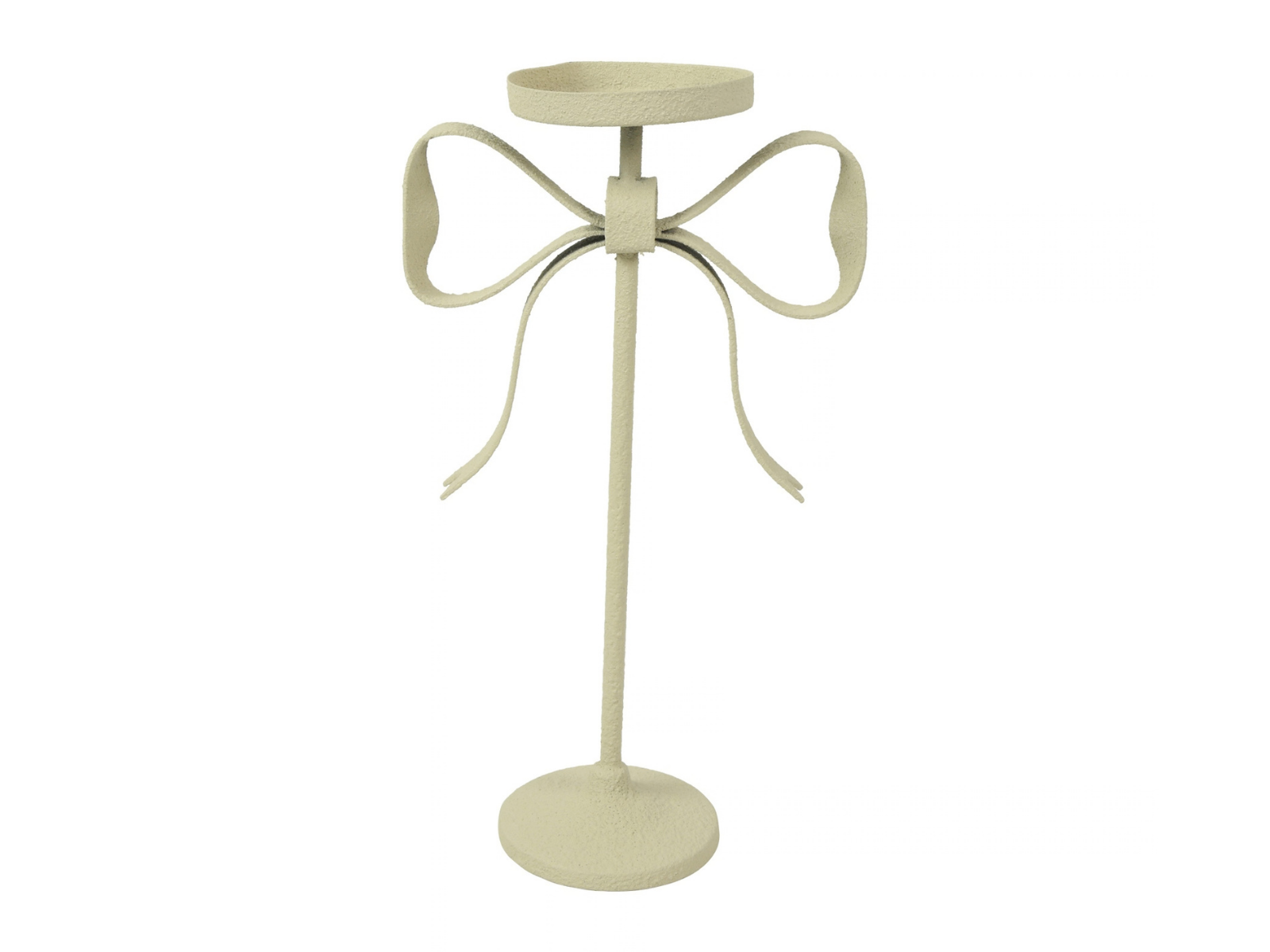 Decostar Kerzenhalter Schleife Kenay M weiß 32cm - Produktbild 1