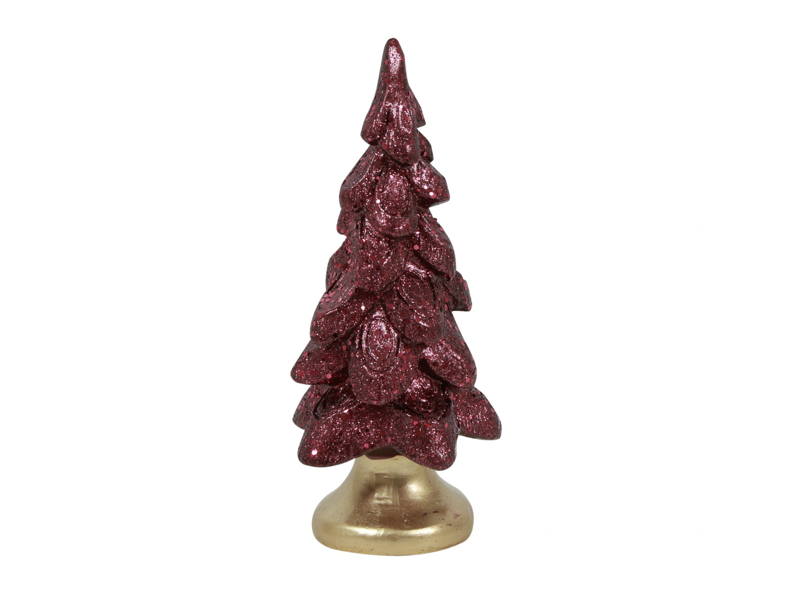 Decostar Weihnachtsbaum mit Fuß Floris S purpur 22cm - Produktbild 1