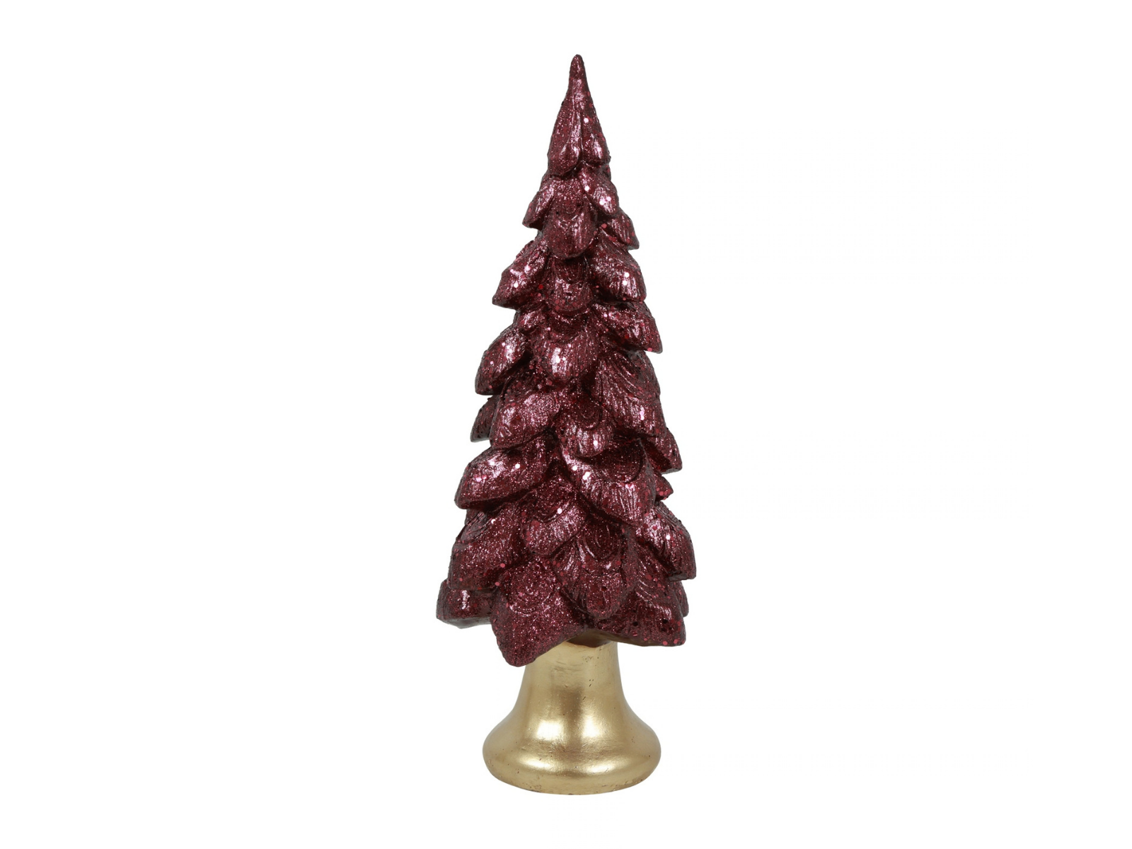Decostar Weihnachtsbaum mit Fuß Floris L purpur 35cm - Produktbild 1
