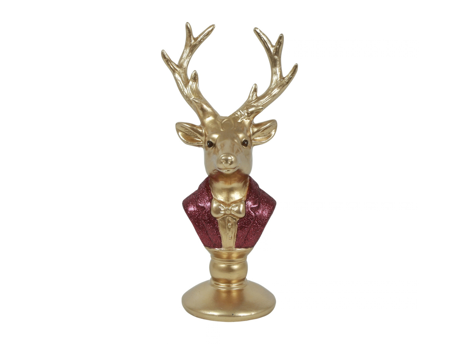 Decostar Dekofigur Hirsch Alfred S purpur 28,5cm - Produktbild 1