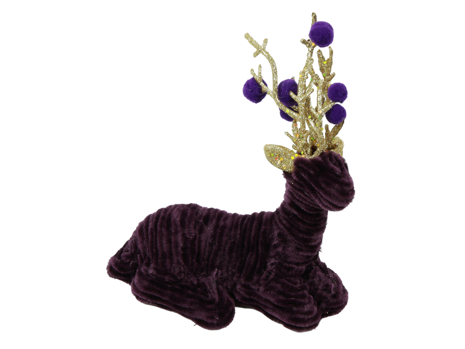 Decostar Rentier liegend purpur 20cm - Produktbild 1