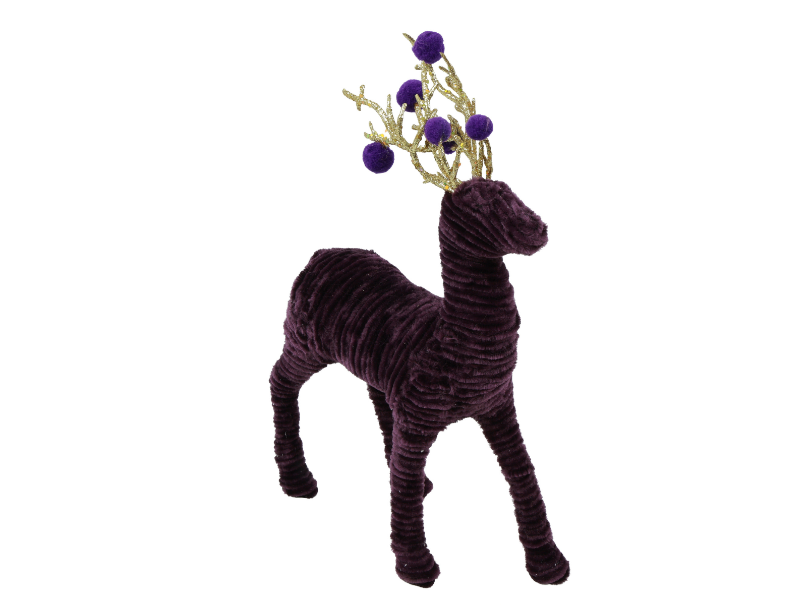 Decostar Hirsch Bastiaan L purpur 35cm - Produktbild 1