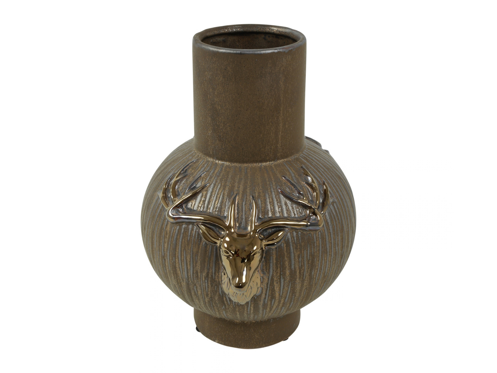 Decostar Vase Hals Deer L bronze 34cm - Produktbild 1