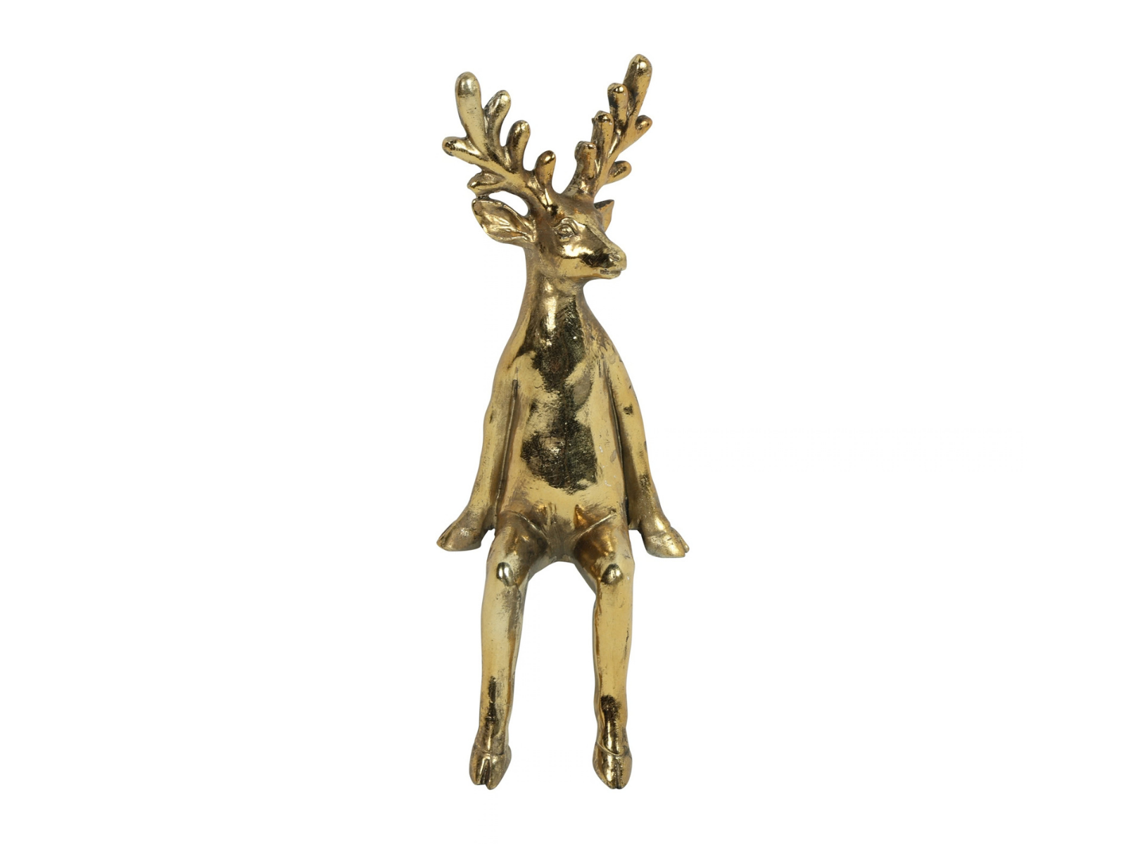 Decostar Hirsch Henno sitzend S gold 23cm - Produktbild 1