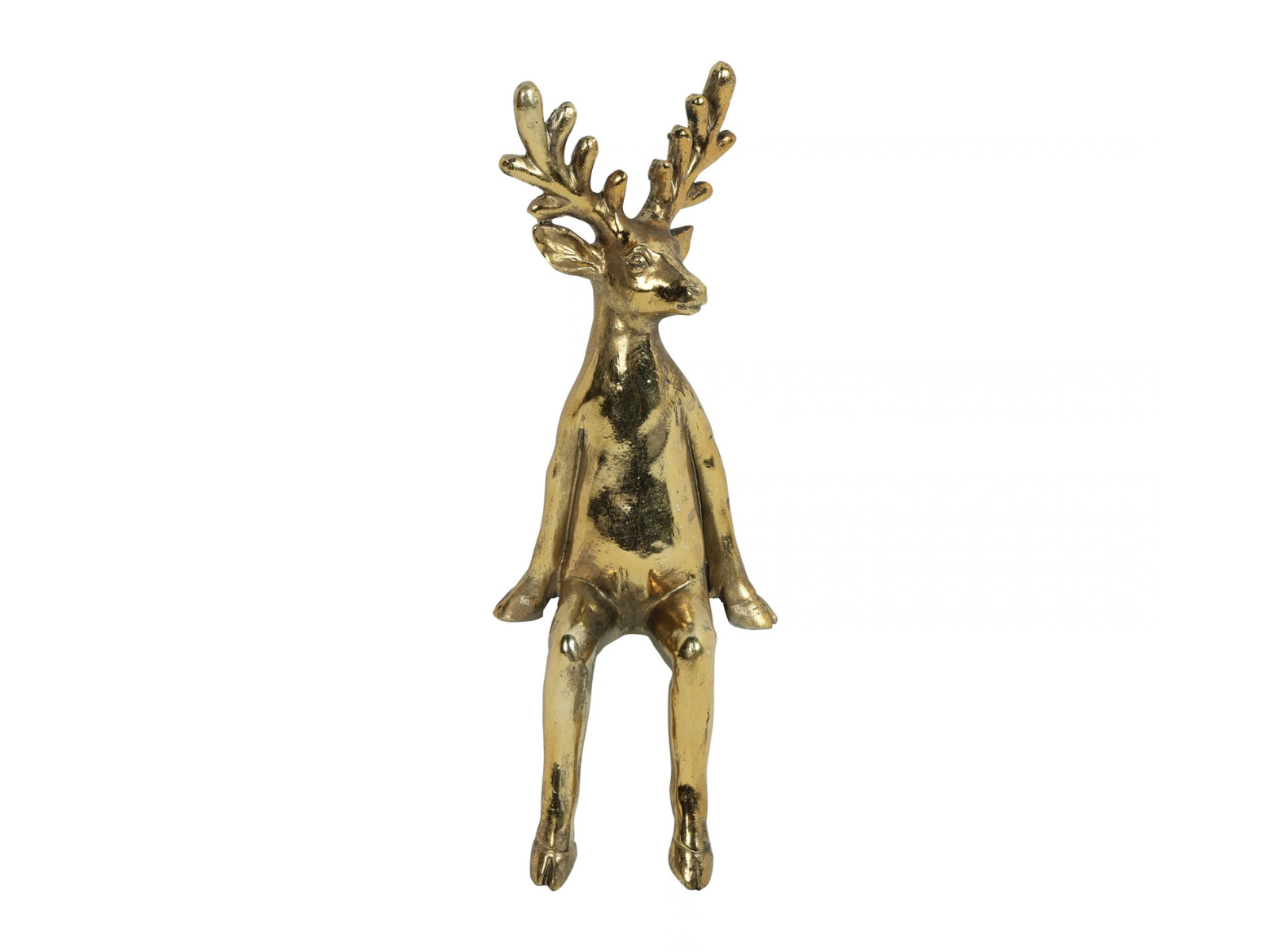 Decostar Hirsch Henno sitzend M gold 30cm - Produktbild 1