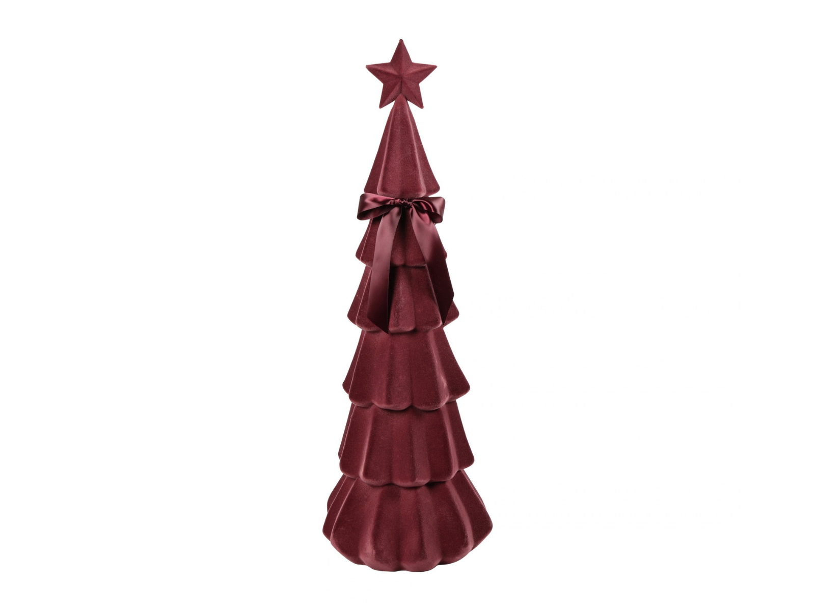 Decostar Weihnachtsbaum Velvet Connor L bordeaux 76cm