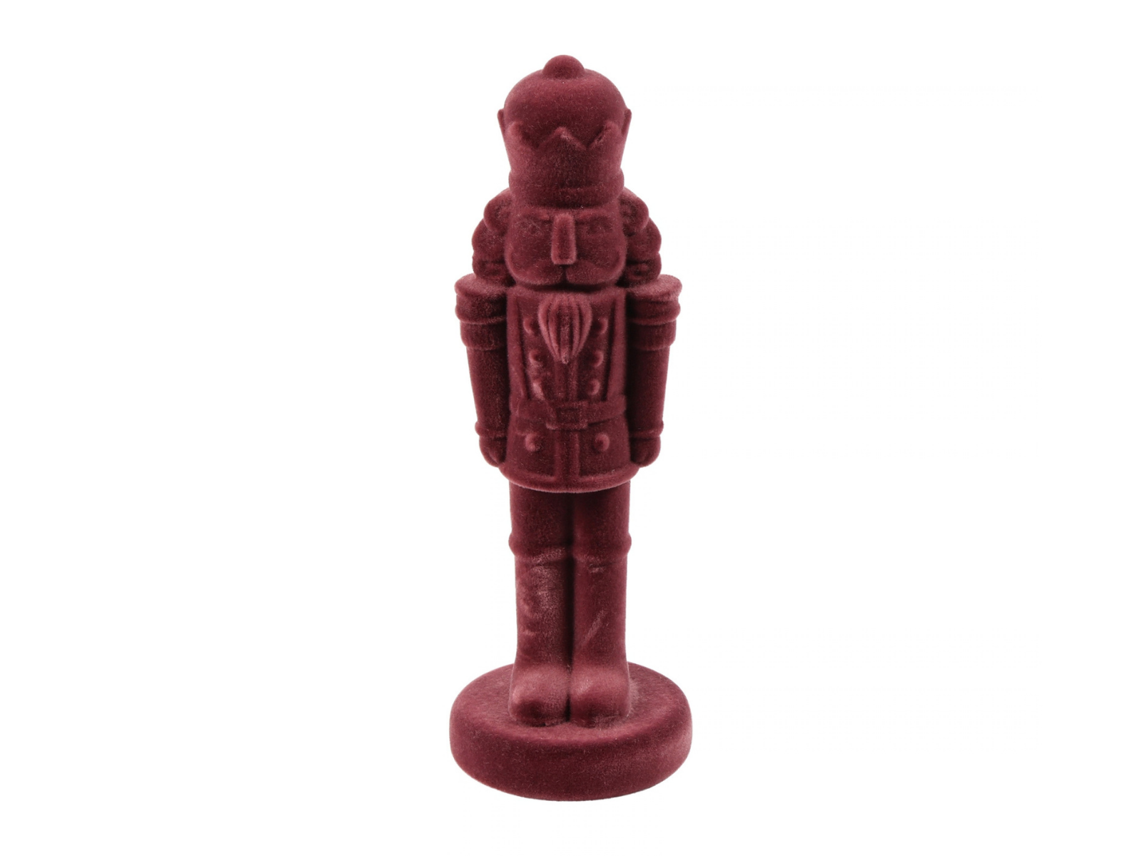 Decostar Nussknacker Velvet King S bordeaux 32cm - Produktbild 1