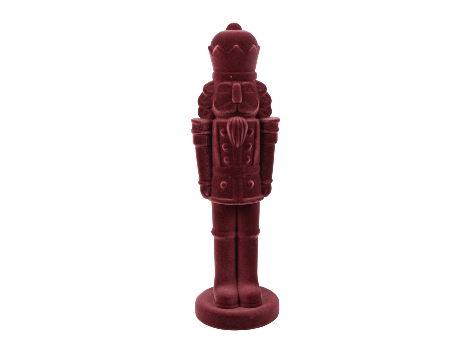 Decostar Nussknacker Velvet King M bordeaux 52cm - Produktbild 1