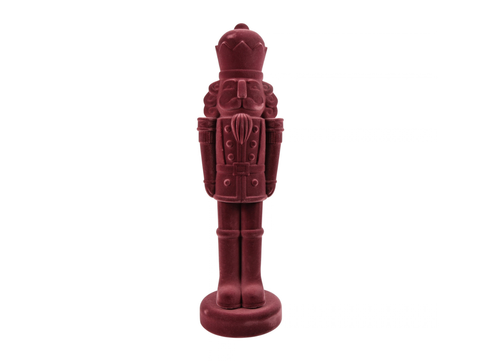 Decostar Nussknacker Velvet King L bordeaux 81cm - Produktbild 1