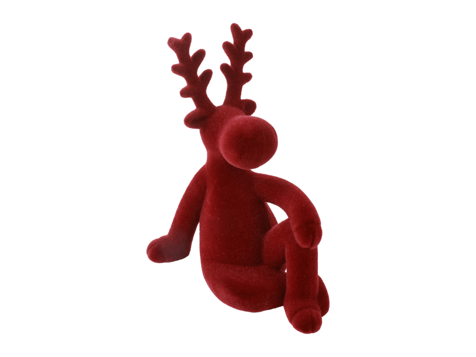 Decostar Rentier Velvet Adrian S rot 20cm - Produktbild 1