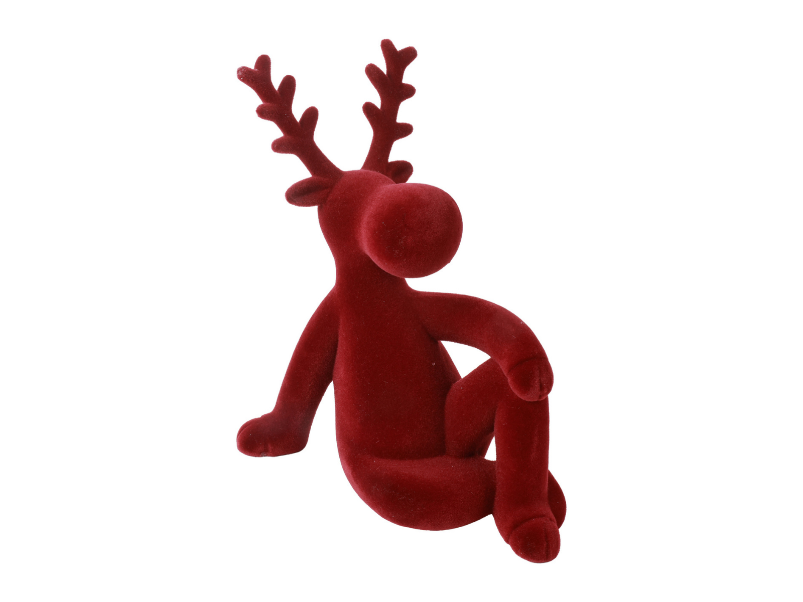 Decostar Rentier Velvet Adrian L rot 40cm - Produktbild 1