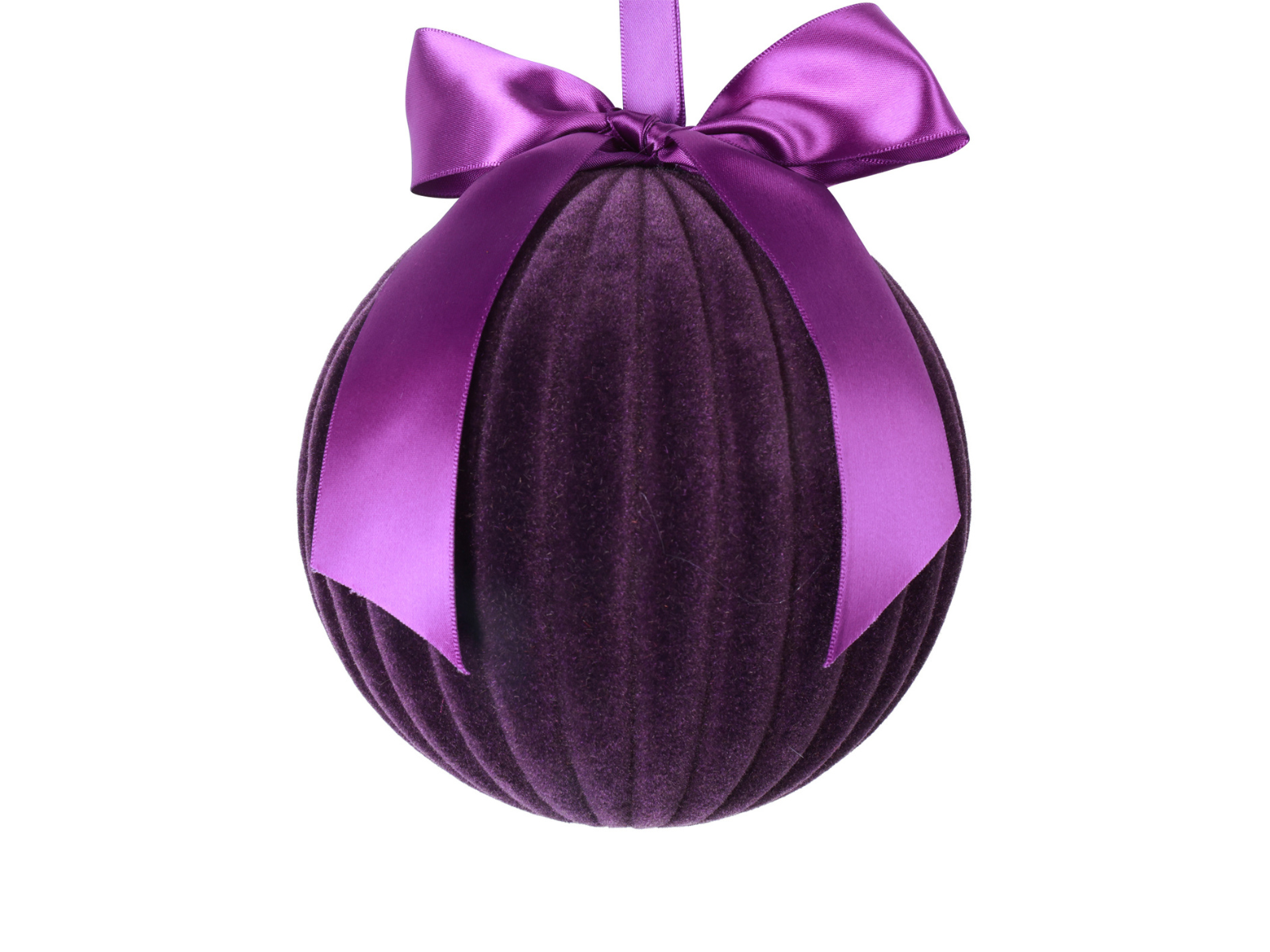 Decostar Weihnachtsbaumkugel Amara S purpur 12cm