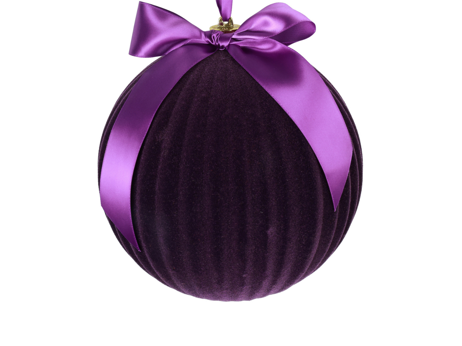 Decostar Weihnachtsbaumkugel Amara L purpur 20cm - Produktbild 1