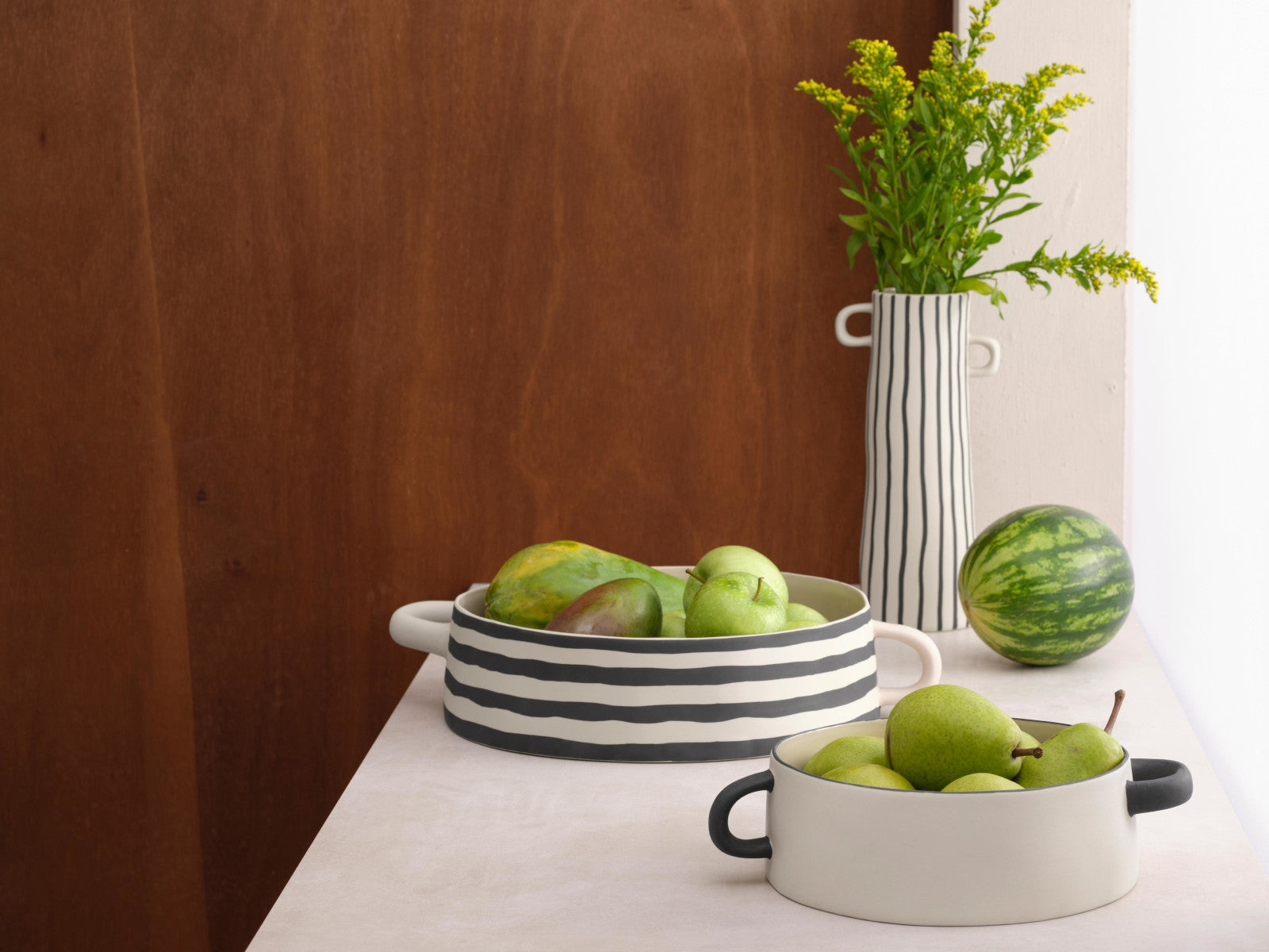 ASA rayu Vase vertikal gestreift 28cm Lifestyle 1