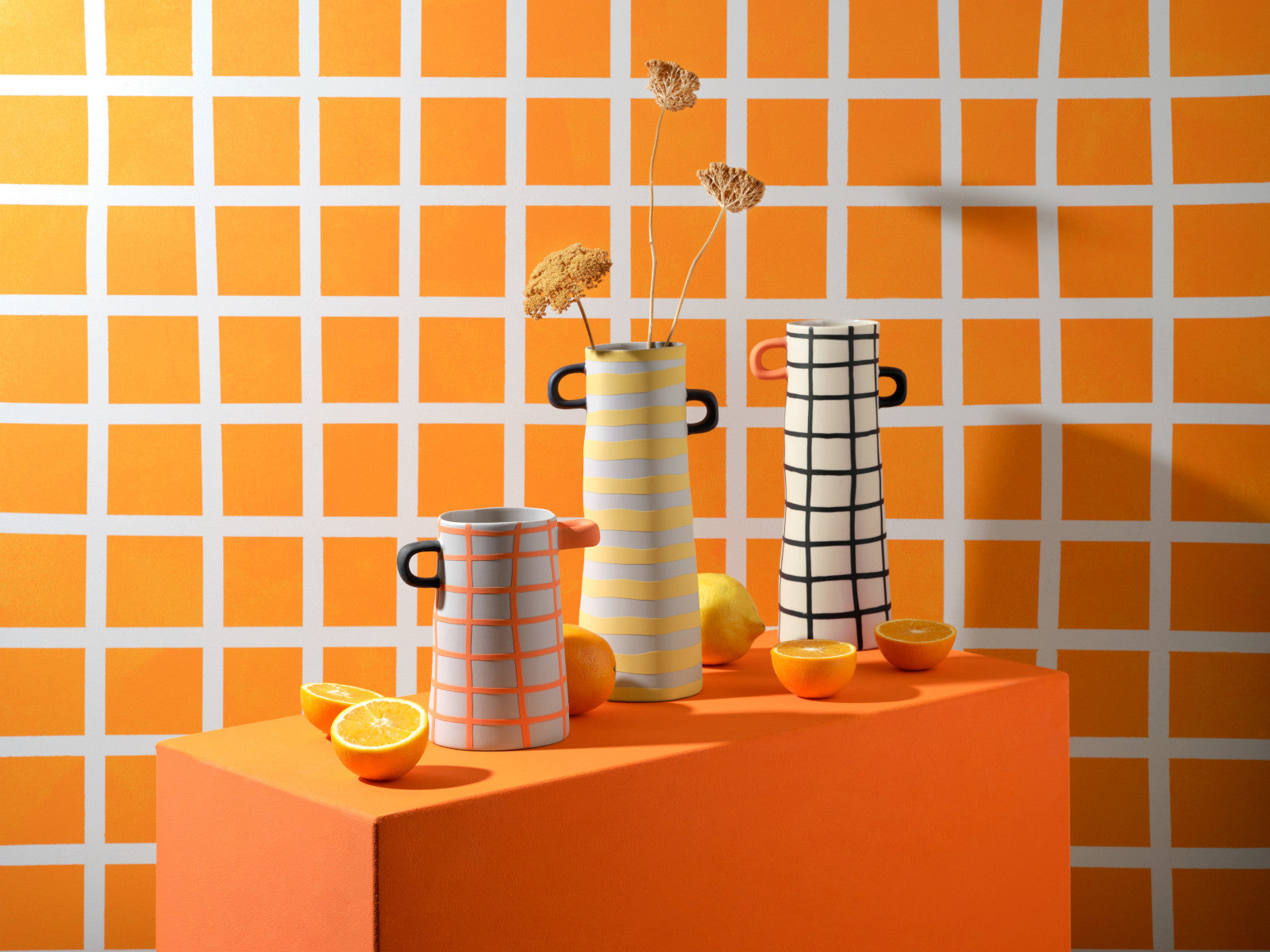 ASA rayu Vase kariert 28cm Lifestyle 2