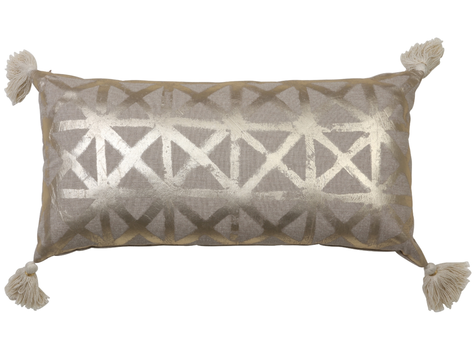 Light & Living TRIVIA Kissen gold 60 x 30 cm Freisteller