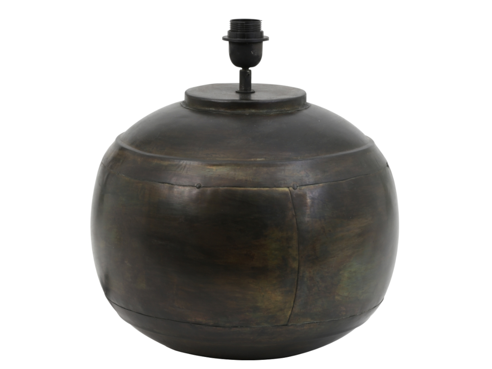 Light & Living LYBA Lampenfuss schwarz zink 37 cm Freisteller