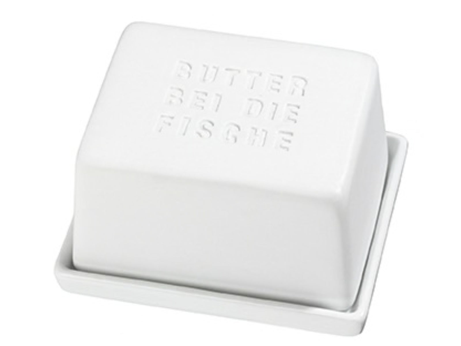 räder Butterdose klein Butter bei die Fische weiß 10,5cm - Produktbild 2