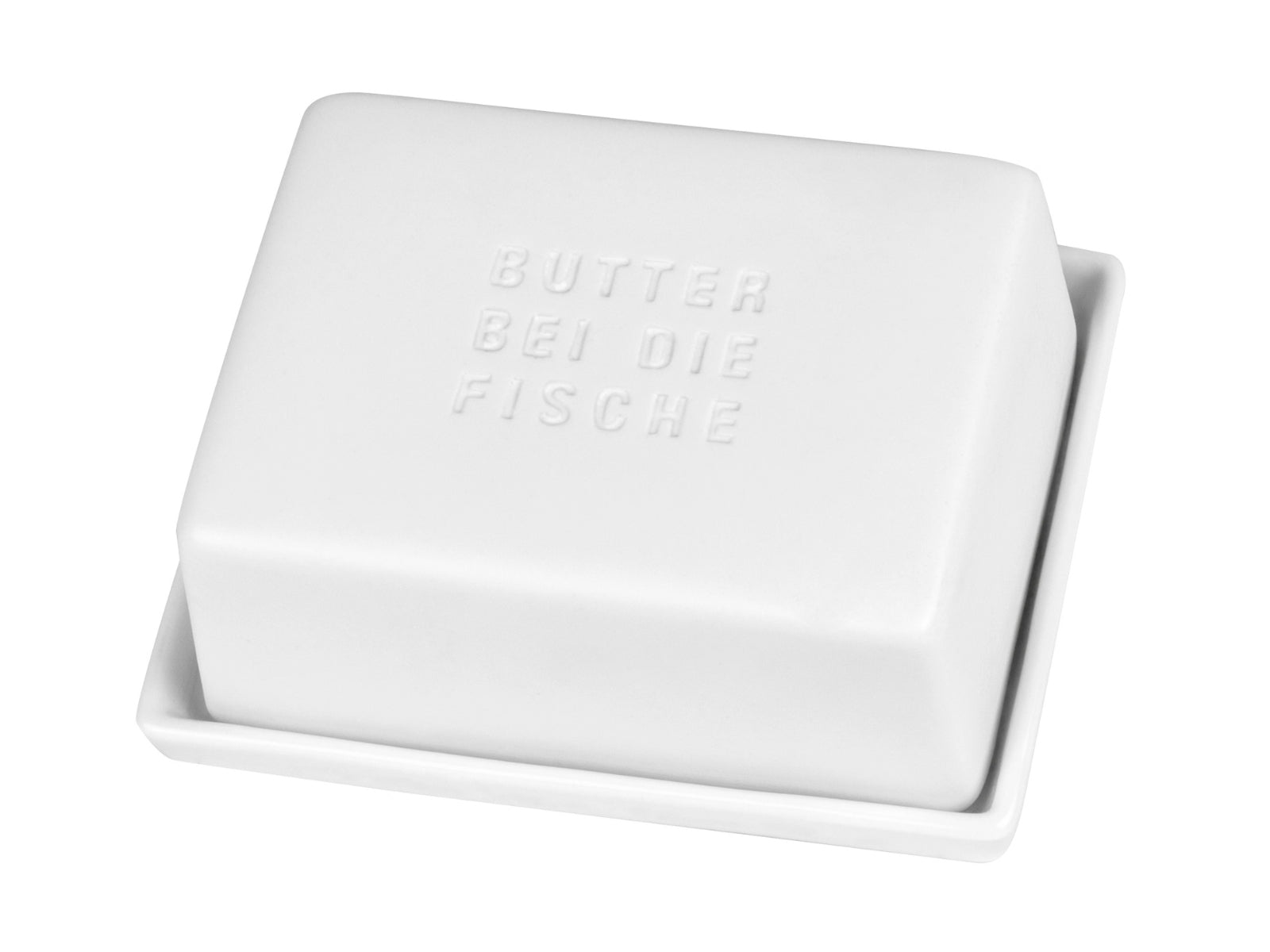 räder Butterdose Butter bei die Fische weiß 14,5cm - Produktbild 2