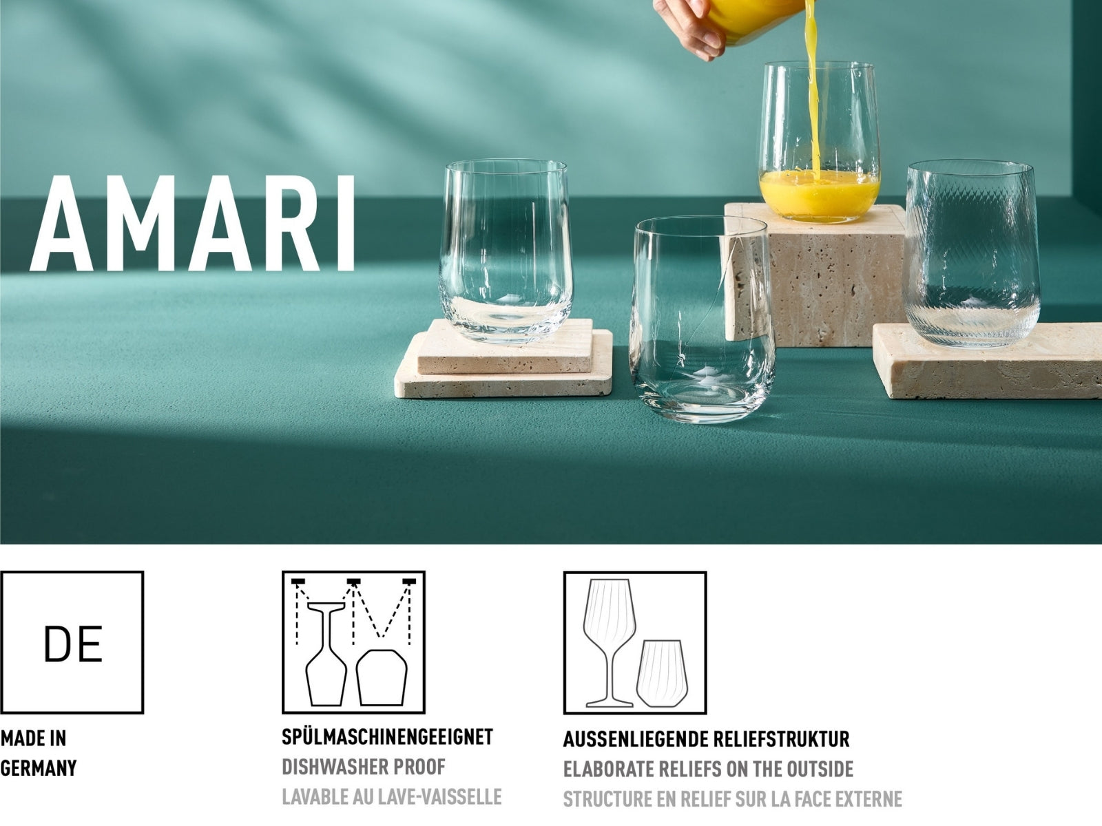 Ritzenhoff Amari Wasserglas 4er Set #1 #2 #3 #4 RDT F26 - Produktbild 7
