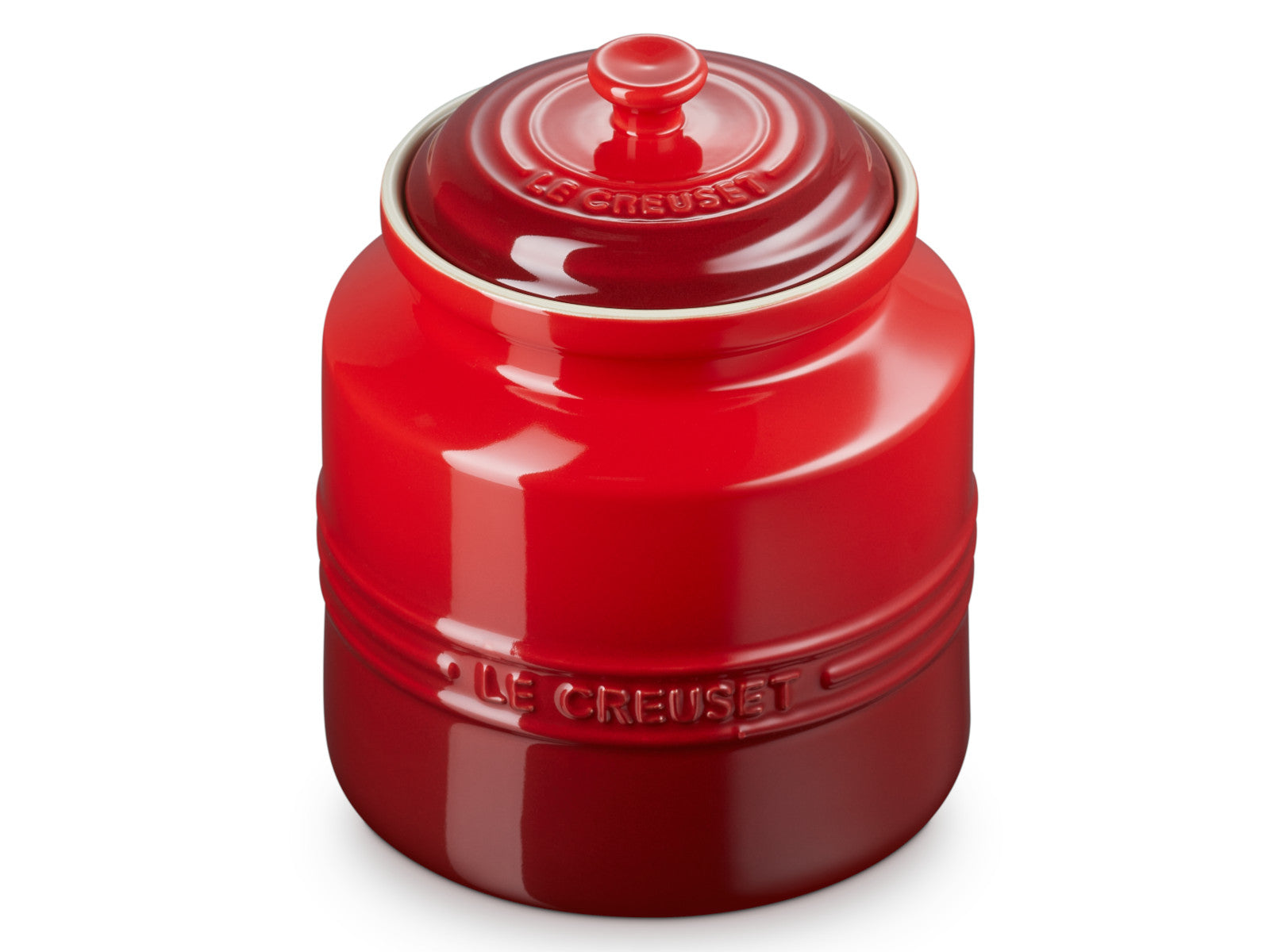 Le Creuset Kekdose mit Deckel kirschrot 2,4l Freisteller 2
