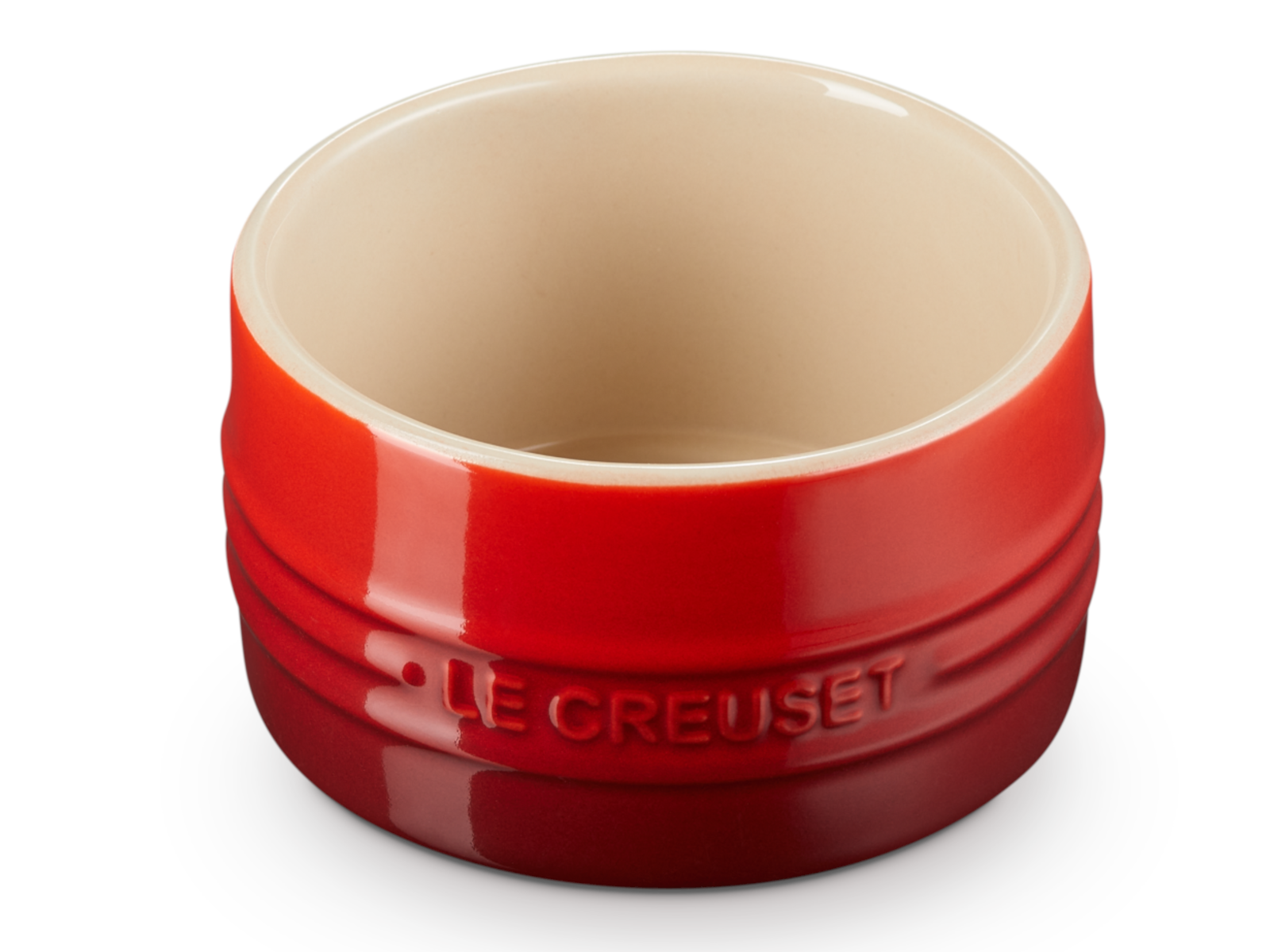 Le Creuset stapelbares Förmchen kirschrot 8cm Freisteller 2