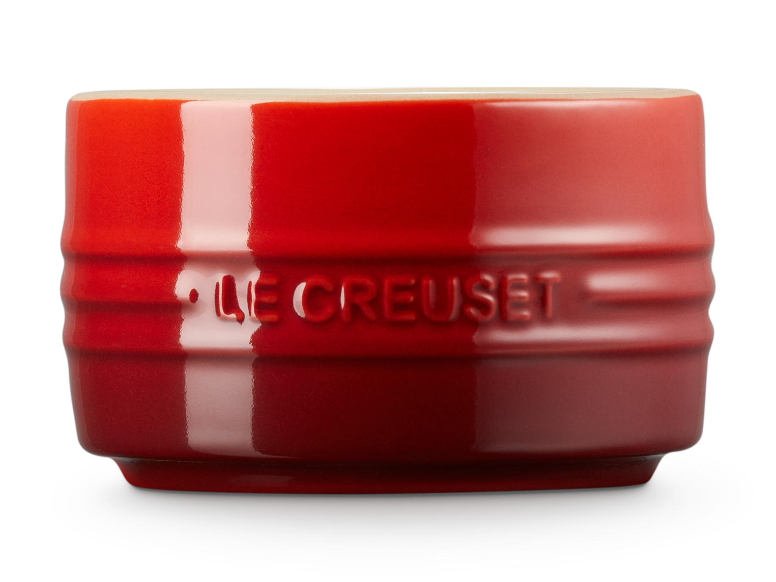 Le Creuset stapelbares Förmchen kirschrot 8cm Freisteller 3