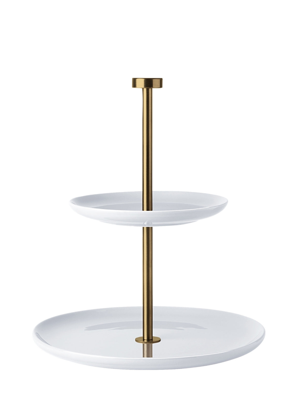 ASA grande Etagere 2-stufig weiß/gold 25cm - Produktbild 1