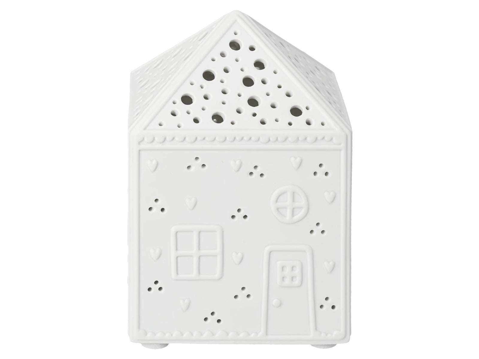 räder LED Lichthaus Lebkuchen weiß 12cm - Produktbild 1