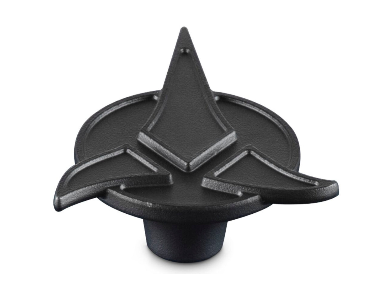 Le Creuset Star Trek Collection Klingonischer Deckelknopf schwarz - Produktbild 1