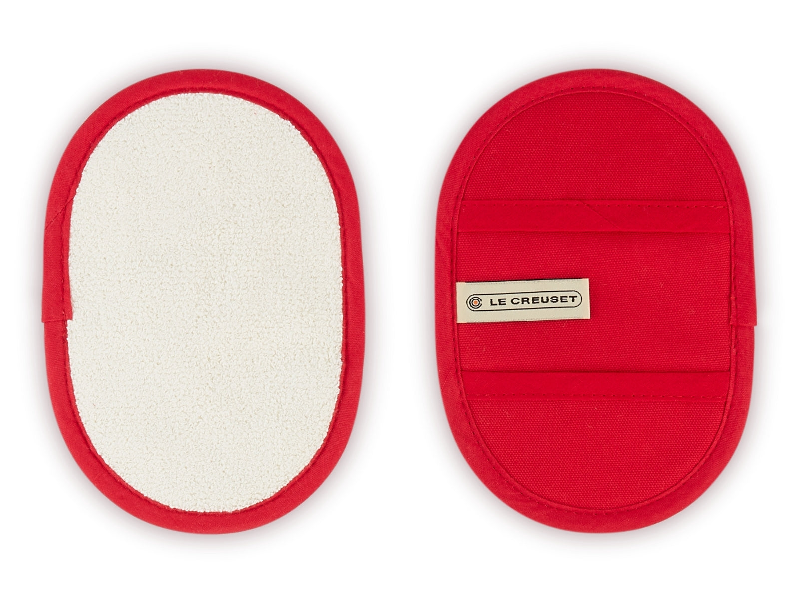 Le Creuset Griffschutz ofenrot 2er Set Freisteller 1