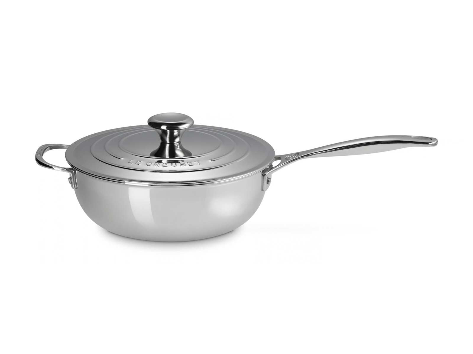 Le Creuset 3-ply Plus Sautépfanne rund mit Deckel 24cm - Produktbild 1