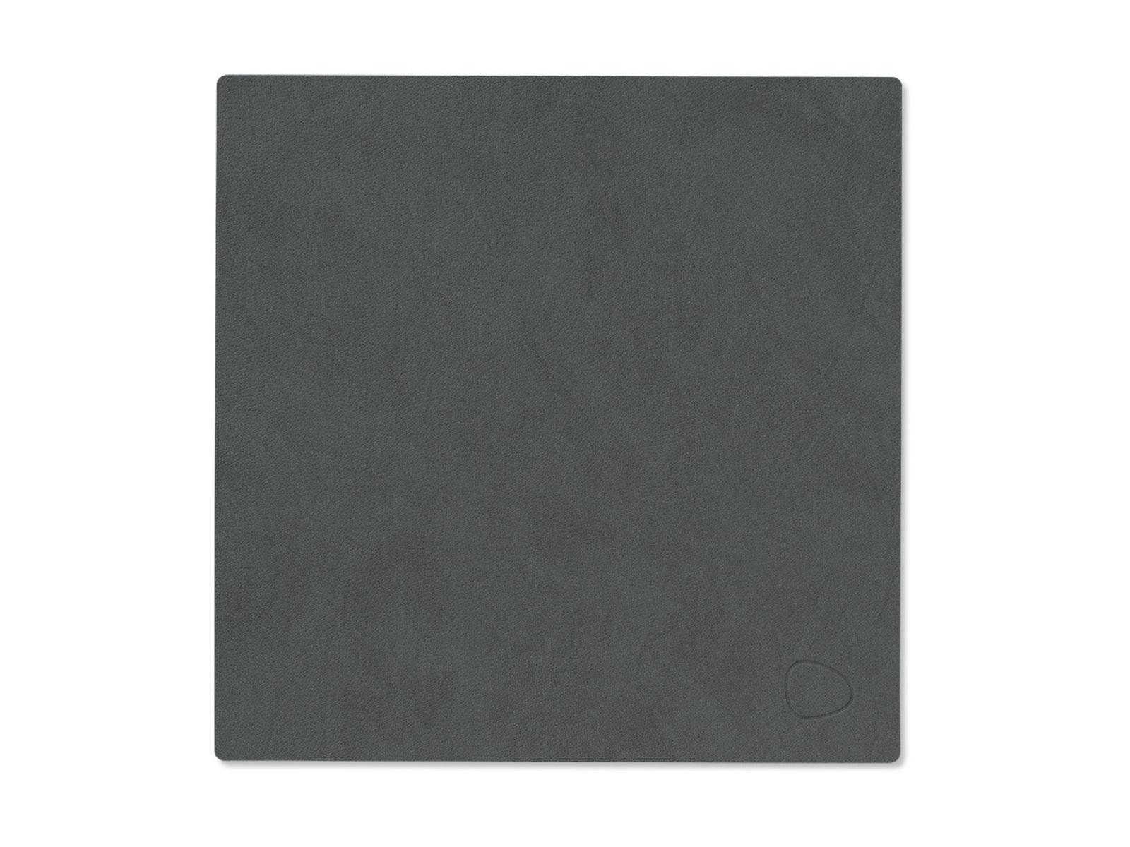 LIND DNA Nupo Tischset Square S anthracite 28x28cm