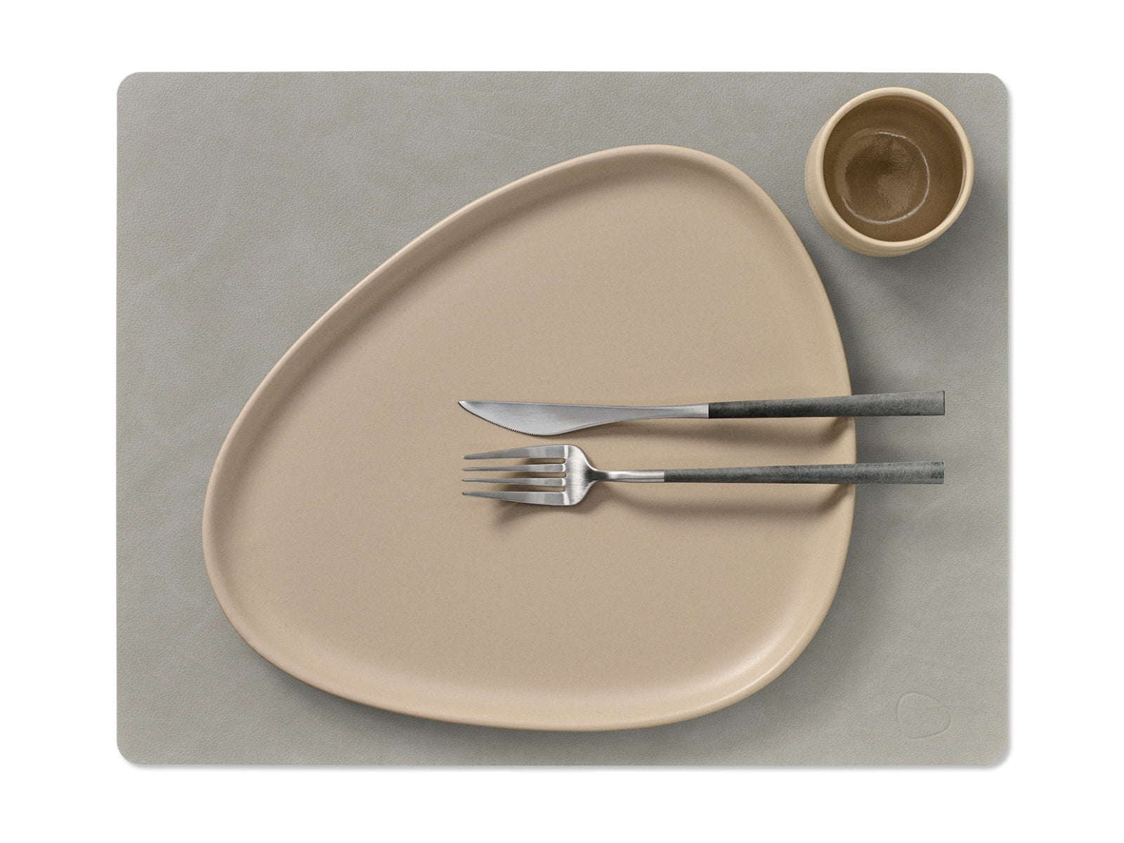 LIND DNA Nupo Tischset Square L light grey 35x45cm - Produktbild 2