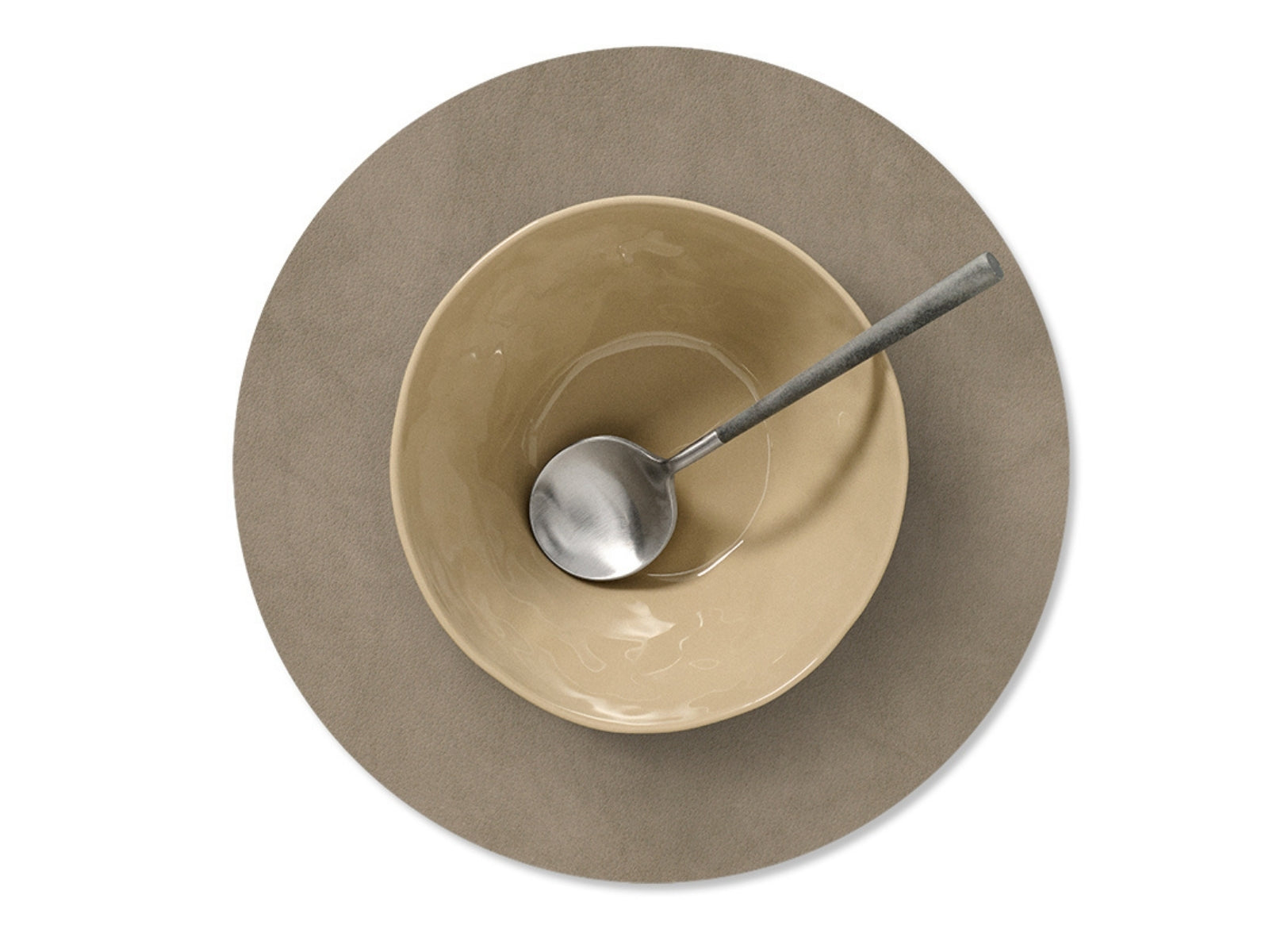 LIND DNA Nupo Tischset Circle S light grey 24cm - Produktbild 2