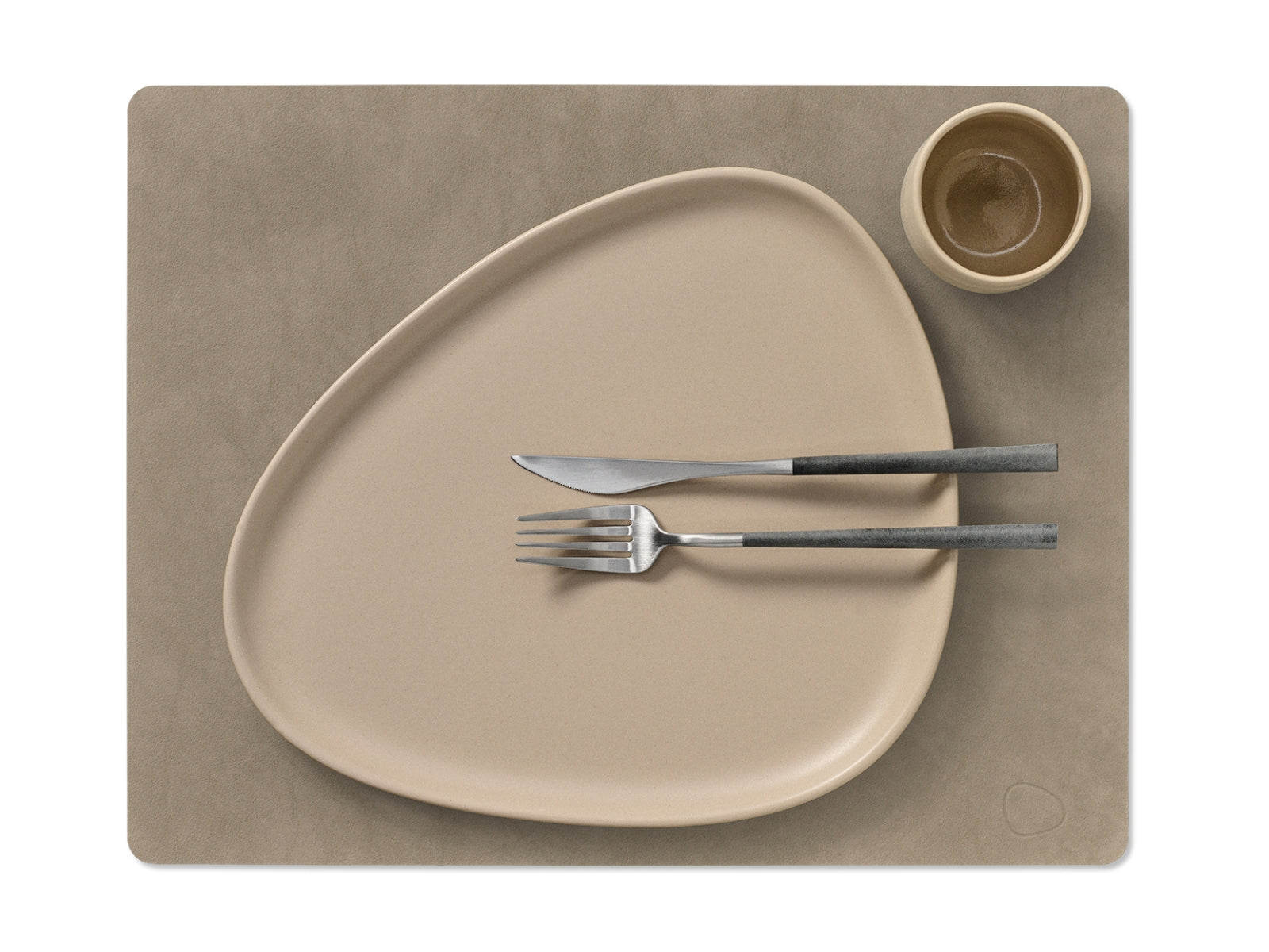 LIND DNA Nupo Tischset Square L nomad grey 35x45cm - Produktbild 2