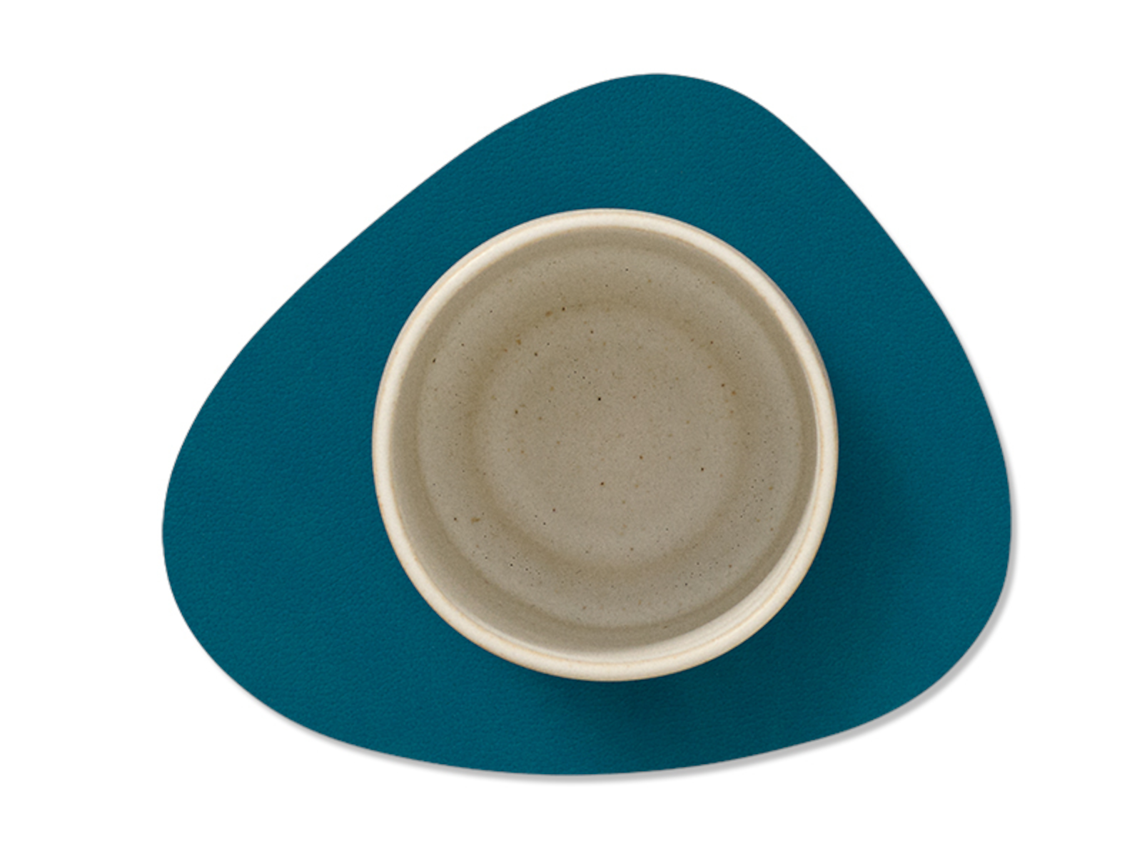 LIND DNA Nupo Untersetzer Curve Double midnight blue/petrol 11 x 13cm Freisteller 6